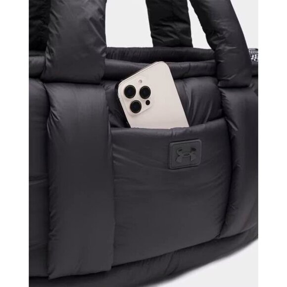 NEW $85 Under Armour studio puffer zip top tote bag - Picture 6 of 7